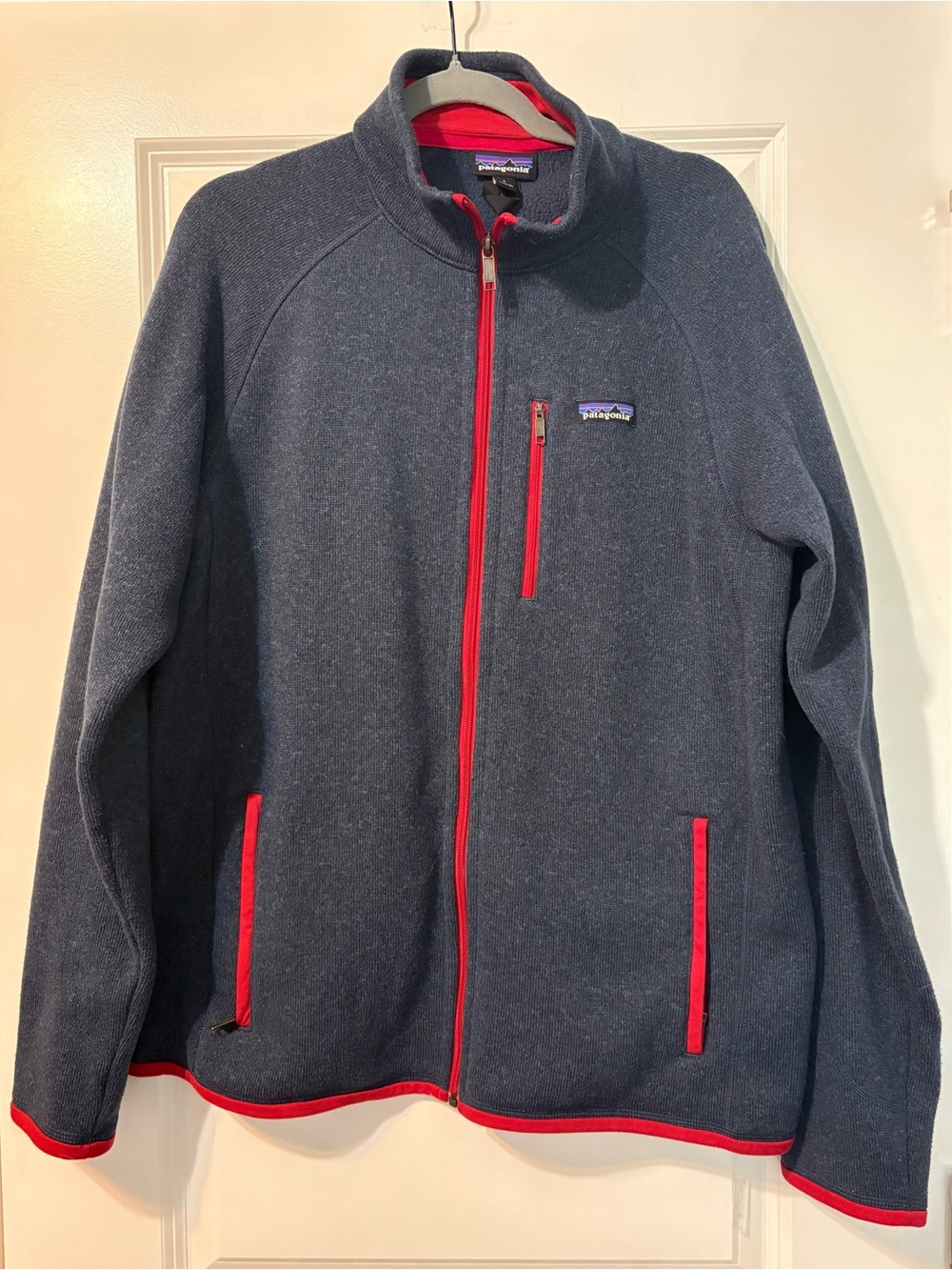 Patagonia mens Better Sweater Full Zip Navy Fleece Jacket Large
Outdoors Hiking